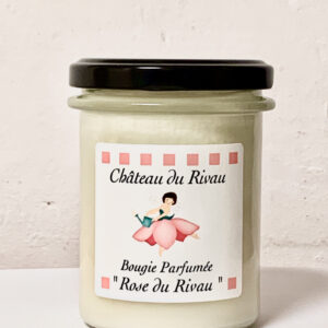 Bougie à la rose